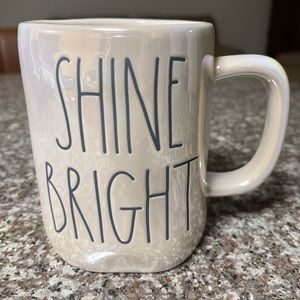 Rae Dunn Shine Bright iridescent Mug